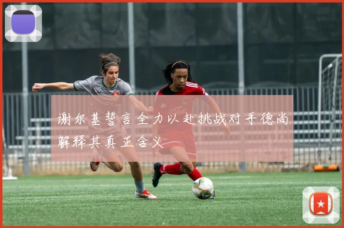 谢尔基誓言全力以赴挑战对手德尚解释其真正含义